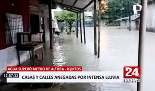 Iquitos: ¡Hasta un metro de altura alcanzó agua por las inundaciones!