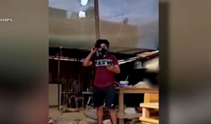 Tacna: violento sujeto retiene a su pareja dentro de carpintería y amenaza a agentes de serenazgo