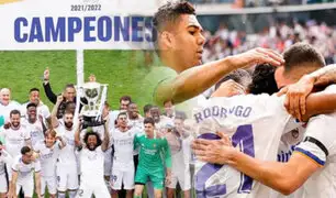 Real Madrid es campeón de España tras golear al Espanyol