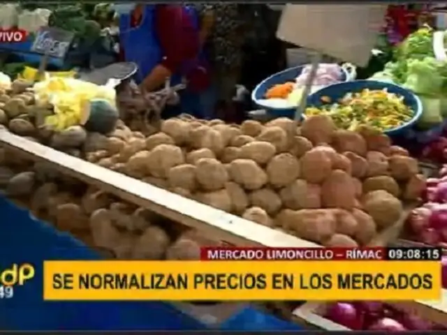 ¡Atención! Se normalizan los precios en algunos mercados de Lima y Callao