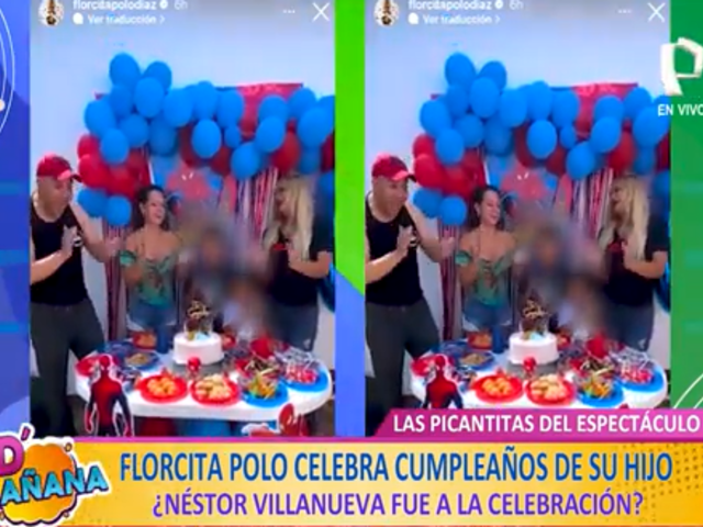 Flor Polo: ¿por qué Néstor Villanueva no estuvo presente en reunión de cumpleaños de su hijo?