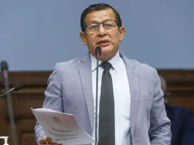 Eduardo Salhuana: “Hay bancadas que buscan la interpelación a Aníbal Torres”