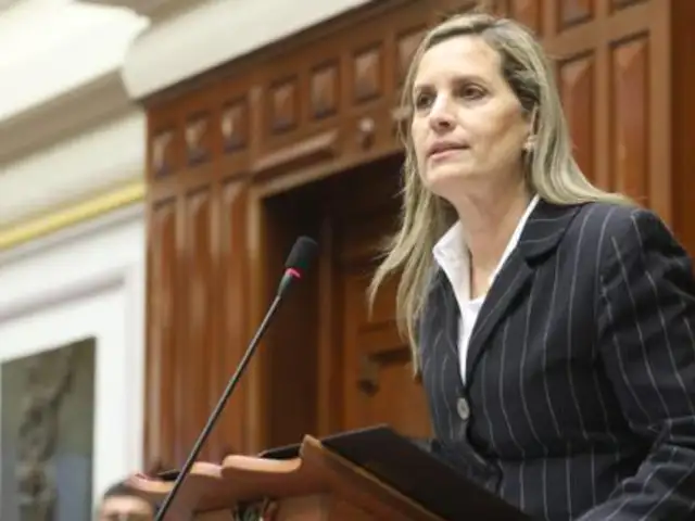 María del Carmen Alva anuncia ampliación de la presente legislatura