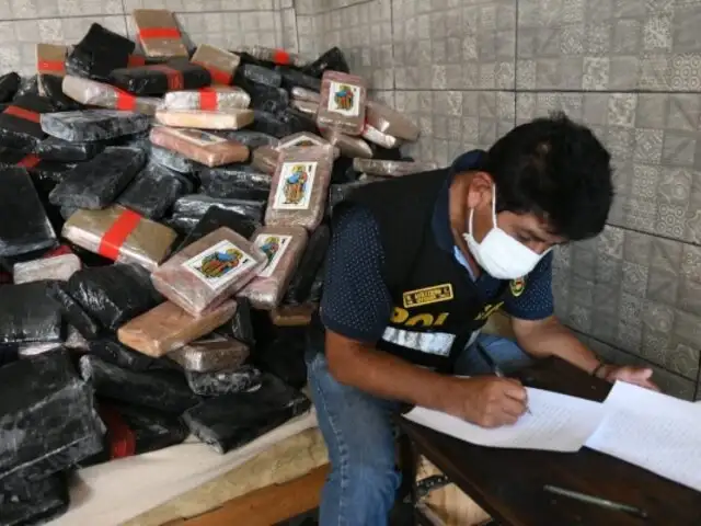 Chorrillos: intervienen almacén y decomisan tonelada y media de droga de origen colombiano