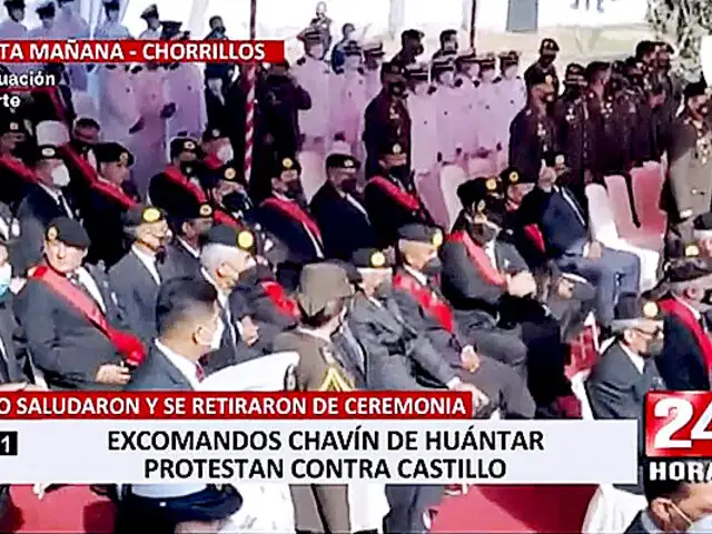 Homenaje a ex comandos Chavín de Huántar: así se desarrolló accidentado evento
