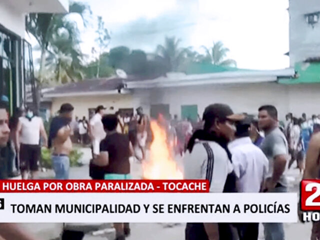 Huelga indefinida en Tocache: regidores exigen renuncia inmediata del alcalde