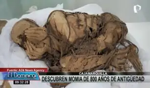 Arqueólogos encuentran momia de al menos 800 años de antiguedad en Lima