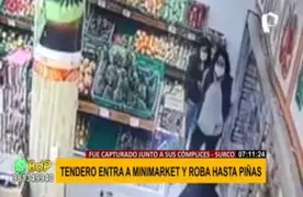 Surco: "tendero" fue capturado junto a sus cómplice tras robo en minimarket