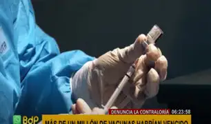 Covid-19: Ministro de Salud niega que más de un millón de vacunas hayan caducado