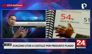 Esdras Medina sobre tesis de Castillo: "Enviamos  un oficio a la UCV para que presente un informe"