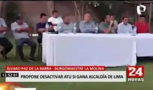 Alcalde de La Molina se reunió con colectiveros informales y habría prometido derogar la ATU