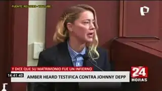 Johnny Depp: Amber Heard afirma en juicio que actor la golpeó