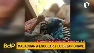 Puente Piedra: Escolar queda postrado en cama tras ser golpeado por compañero de colegio