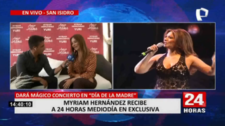 EXCLUSIVO | Myriam Hernández: "Será un día muy especial encontrarme con las madres peruanas"