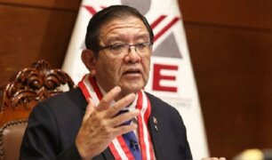 Pdte. de JNE afirma que no se anularán resultados de las Elecciones Generales 2021