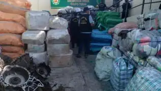 Tacna: intervienen contrabando de prendas de vestir y autopartes valorizadas en S/ 500 mil