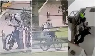 San Miguel: hurta bicicleta, se pasea como si fuera suya y gracias a cámaras, es capturado en casa