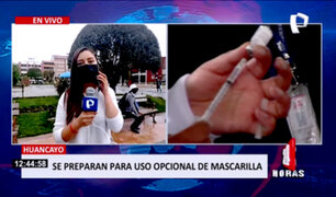 Huancayo iniciará uso opcional de mascarilla desde lunes 23 de mayo