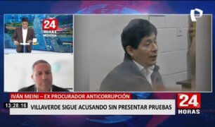 Iván Meini: "Es altamente probable que Zamir Villaverde no tenga pruebas"