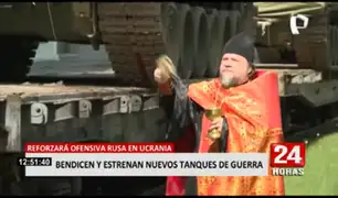 Rusia: Bendicen nuevos tanques y los mandan a reforzar invasión a Ucrania