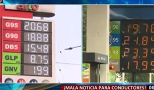 ¡Atención, conductores! Vuelve a subir el precio de la gasolina en algunos distritos de Lima