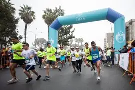¡Fiesta deportiva! Más de 500 personas participaron en la carrera Lima Corre 6k por la donación de órganos