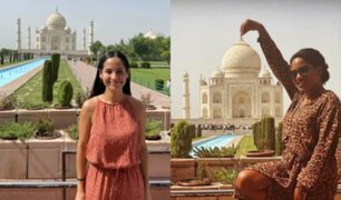 Sigrid Bazán y Rosangella Barbarán justifican su viaje a la India en medio de crisis política en el país