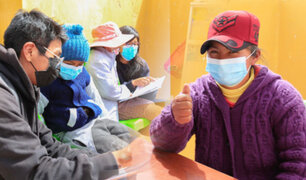 Arequipa: Familias de zonas rurales recibieron más de 500 atenciones médicas en Tambos del Midis