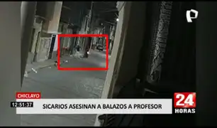 ¡A sangre fría! Sicarios asesinan a balazos a profesor en Chiclayo
