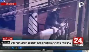 Capturan al "Hombre Araña de San Luis" por robar bicicleta en vivienda