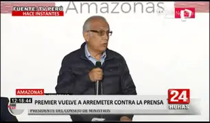 Aníbal Torres arremete contra la prensa y defiende al presidente Pedro Castillo