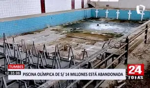‘Elefante blanco’ en Tumbes: piscina de S/.14 millones está abandonada desde hace 8 años