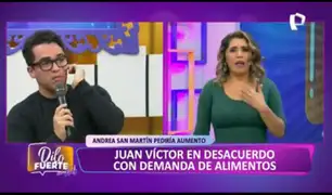 Juan Víctor arremete contra Andrea San Martín tras pedir S/ 5,000 como alimentos para su hija