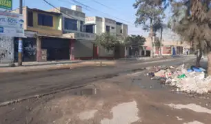 SJL: nuevo aniego de aguas residuales afectó viviendas en la zona de Canto Grande