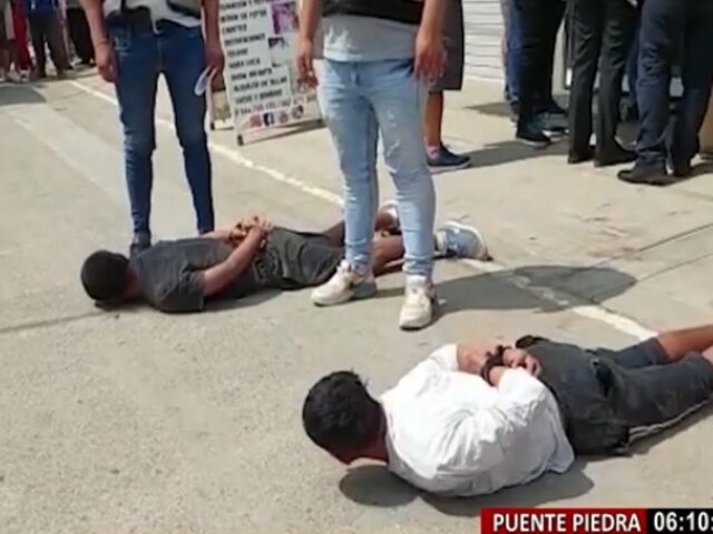 “Los Usurpadores de Raúl Reto”: detienen a 25 sujetos por tráfico de terrenos en Puente Piedra