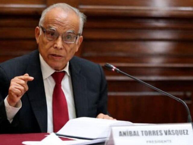 Aníbal Torres niega que haya “portátiles” en los Consejos de Ministros Descentralizados