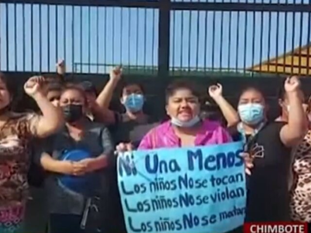 Chimbote: padres de familia acusan a vigilante de jardín de abusar a menor de tres años