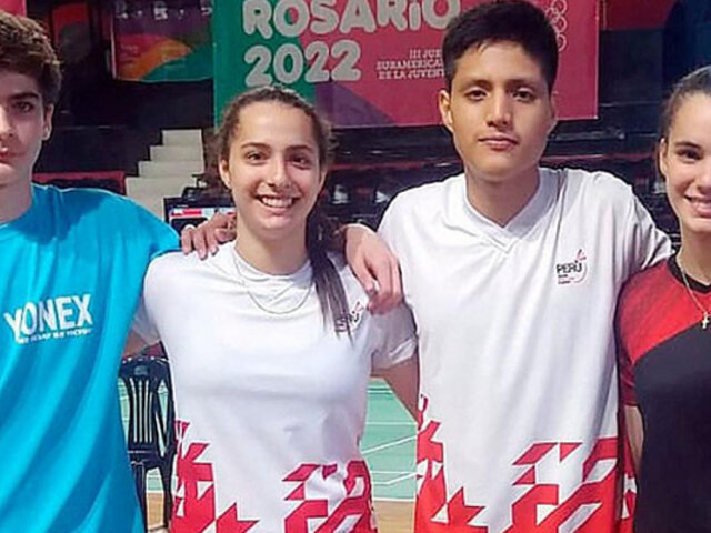 En Bádminton, Perú obtiene tres medallas de oro más en los Juegos Suramericanos de la Juventud