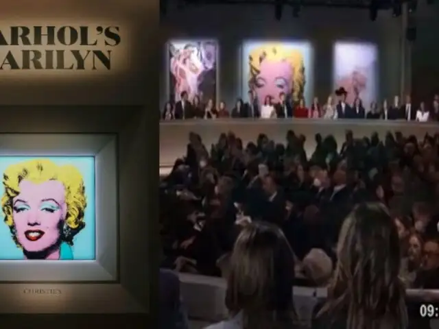 ¡Un precio récord!: retrato de Marilyn Monroe fue subastado en US$195 millones