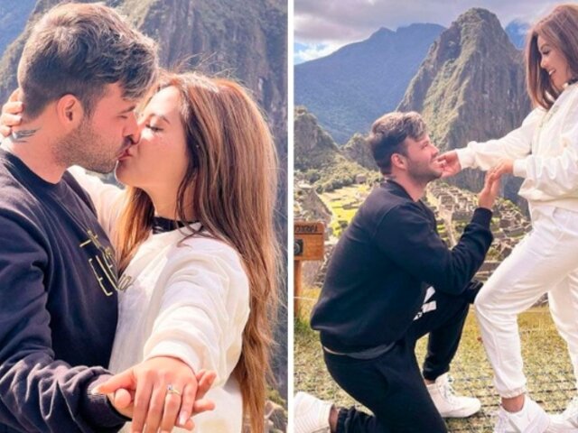 Estrella Torres se comprometió con su novio en Machu Picchu: “Te amo amor mío”
