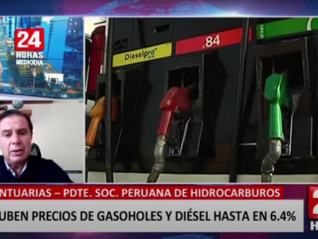 Cantuarias sobre aumento de precios de combustible: "Petroperú y Repsol se han visto obligados"