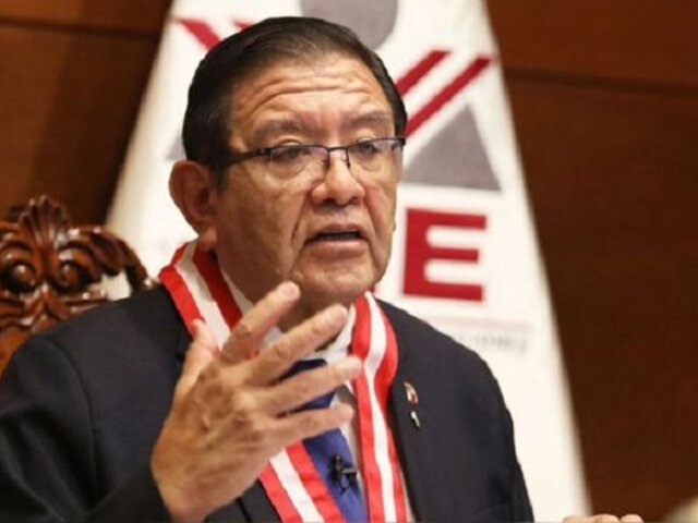 Presidente del JNE rechaza acusaciones de fraude: “no hay posibilidad material de torcer elecciones”
