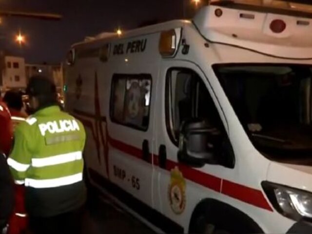 SMP: mujer fallece de un paro cardiaco dentro de ambulancia que sufrió desperfecto mecánico