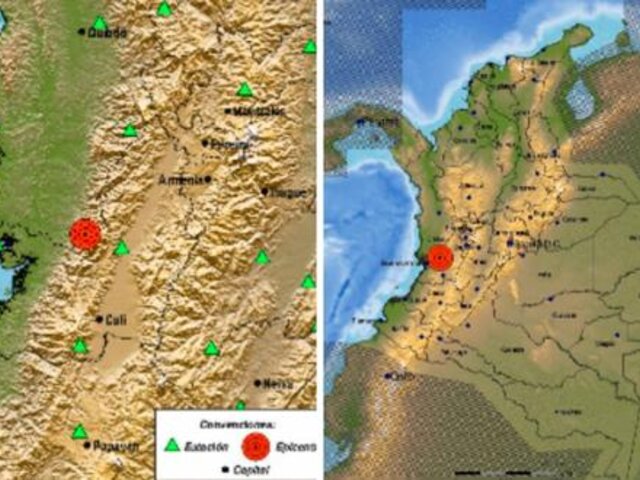 Colombia: Se registran temblores en Cali y San Juan, minutos antes del sismo en Lima