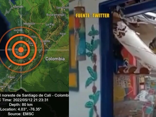 Sismo de 5.2 remeció varias ciudades de Colombia, no hubo heridos