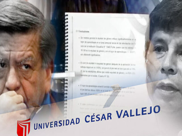 Pese a irregularidades, UCV concluyó que tesis de Castillo posee “aporte de originalidad”