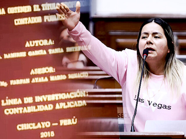 Congresista Tania Ramírez en la mira: tesis de licenciatura es idéntica a la de otro estudiante