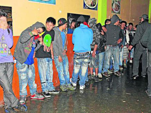 Huancayo: decenas de menores en estado de ebriedad fueron intervenidos en “fiesta semáforo”