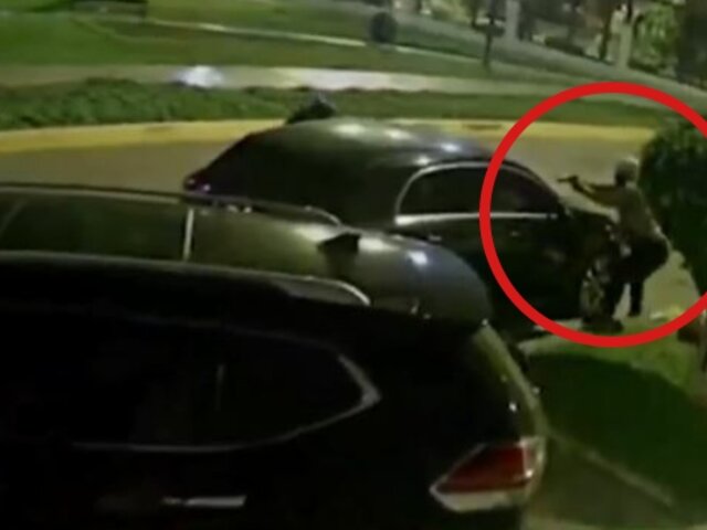 Policía llegó tres horas después: delincuentes encañonan a conductor y le roban su auto en Surco