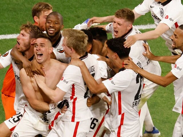 Eintracht Frankfurt venció en penales al Rangers y se coronó campeón de la Europa League 2022
